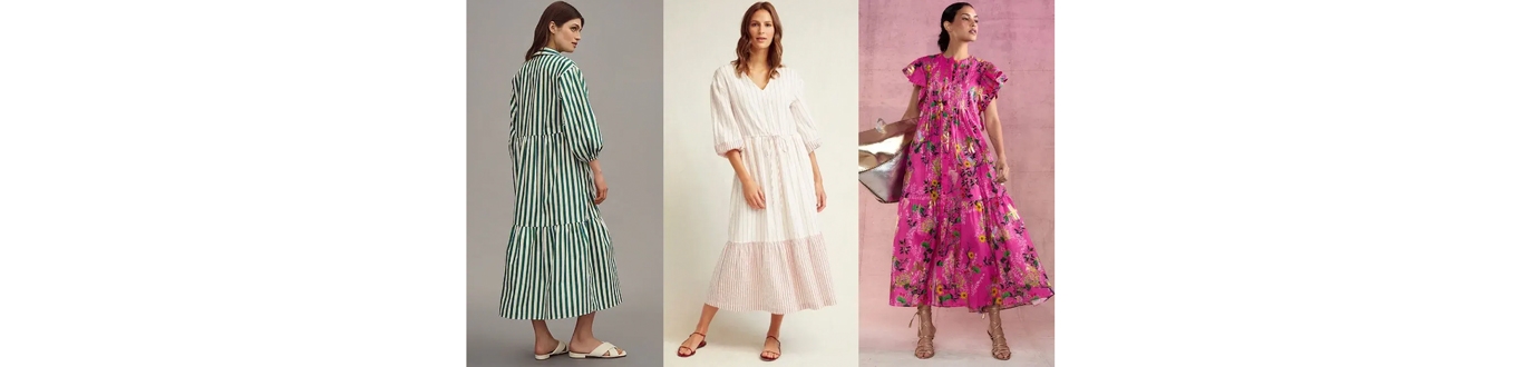 مدل پیراهن نخی