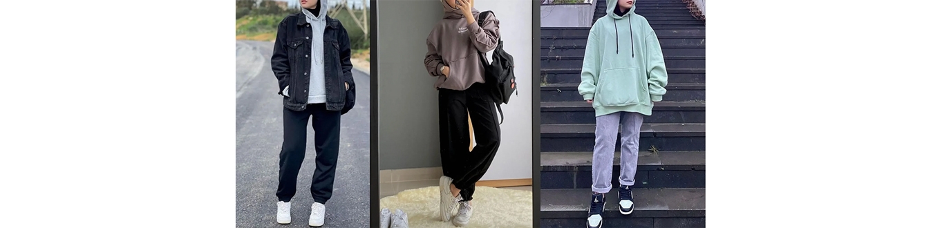 استایل با هودی و دورس