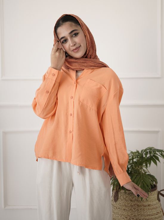 شومیز ساده برکه