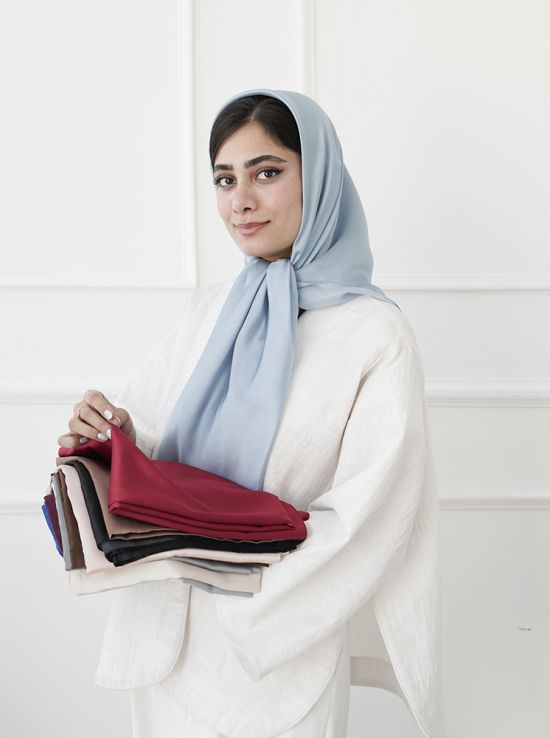 روسری ابریشم پریزاد 
