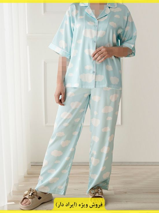 بلوز شلوار ساتن دلارام(ایراد دار) بلوز شلوار ساتن دلارام(ایراد دار)