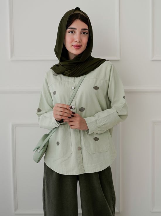 شومیز پاییزه ابری