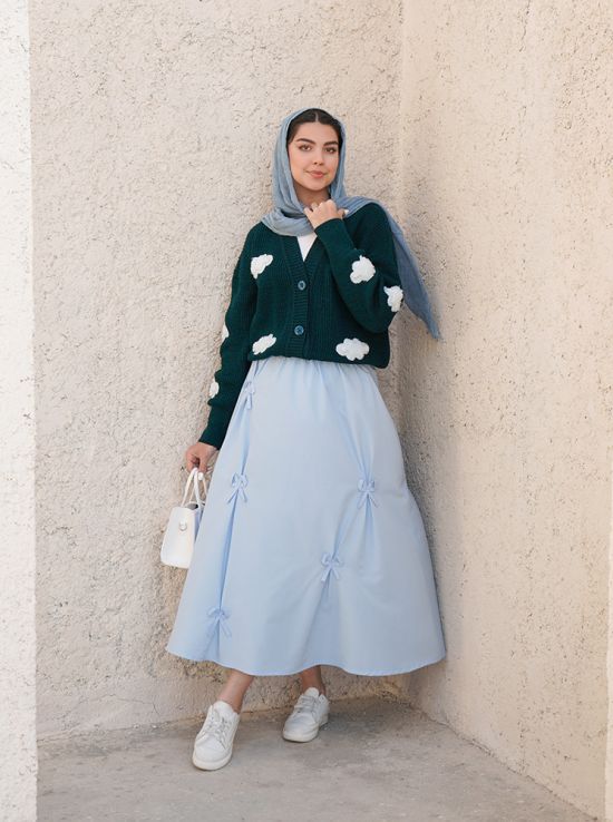 ژاکت بافت ابری کیوت 6