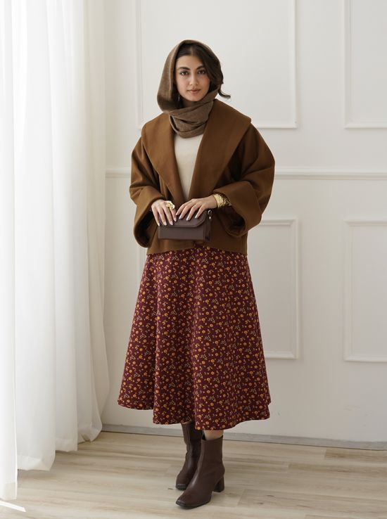 دامن لینن کرکی بنیتا