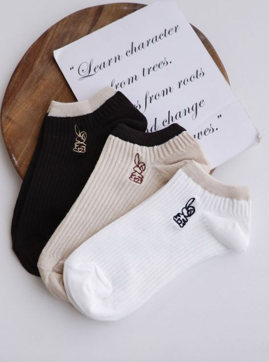 جوراب مچی گلدوزی میکس دلوین خرگوش