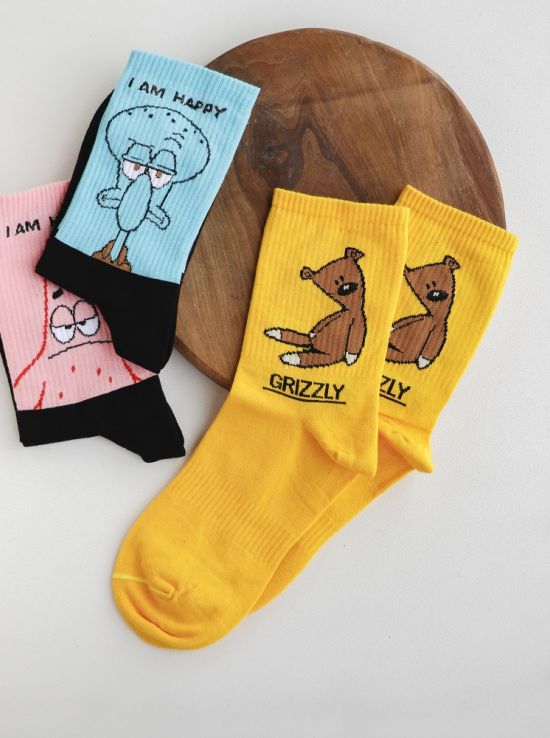 جوراب کفکش ساقدار ملورین هپی