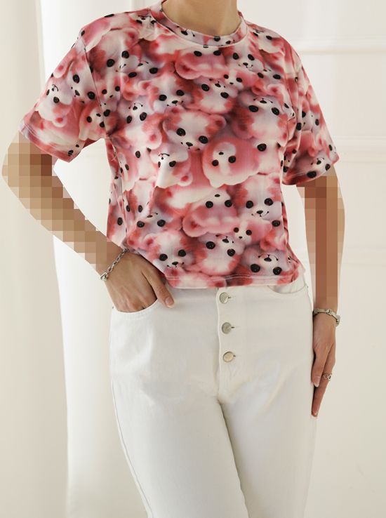 تیشرت کراپ سارینا