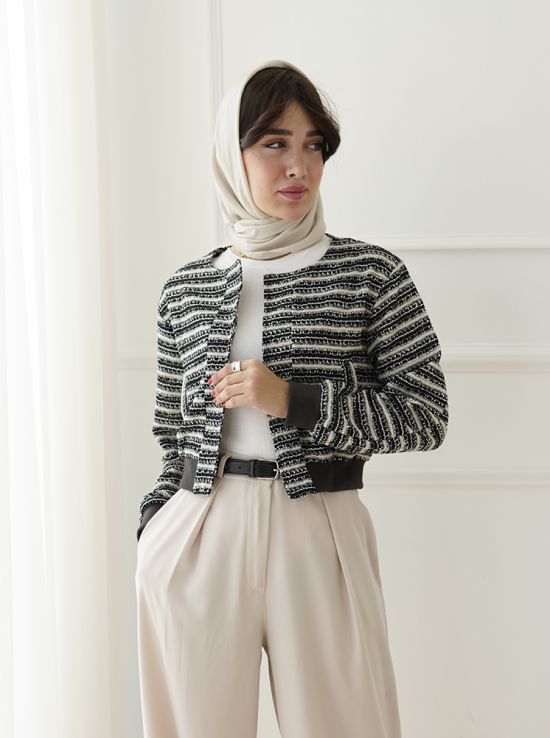 ژاکت کراپ مایسا