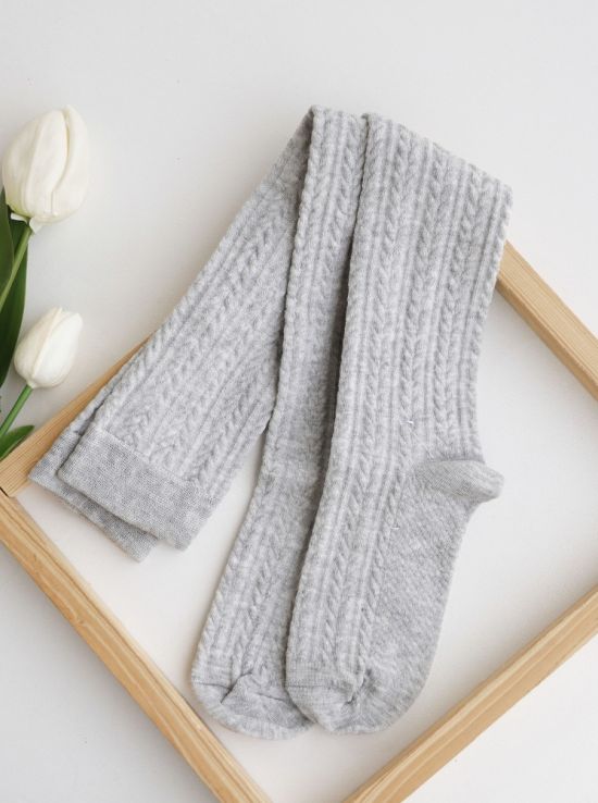 جوراب ساق بلند گندمی پاریز