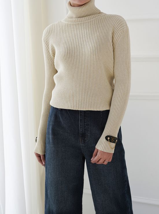 بلوز بافت یقه اسکی رها