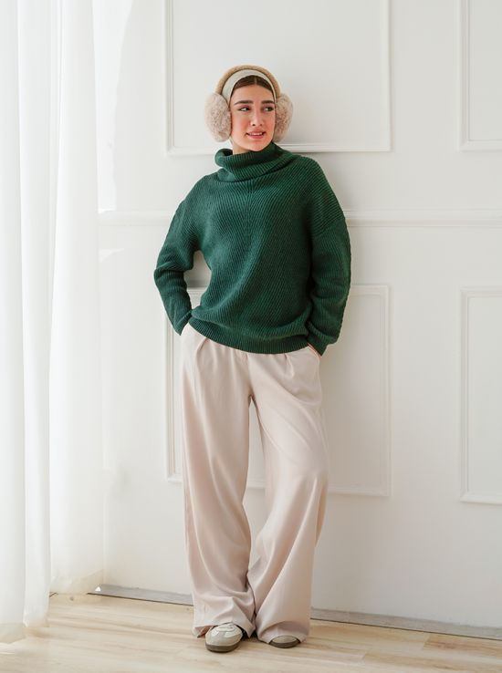 بلوز بافت یقه اسکی تندیس