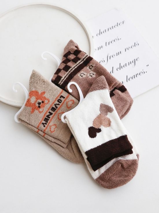 جوراب نیم ساق بوکله زنانه پاریز تدی