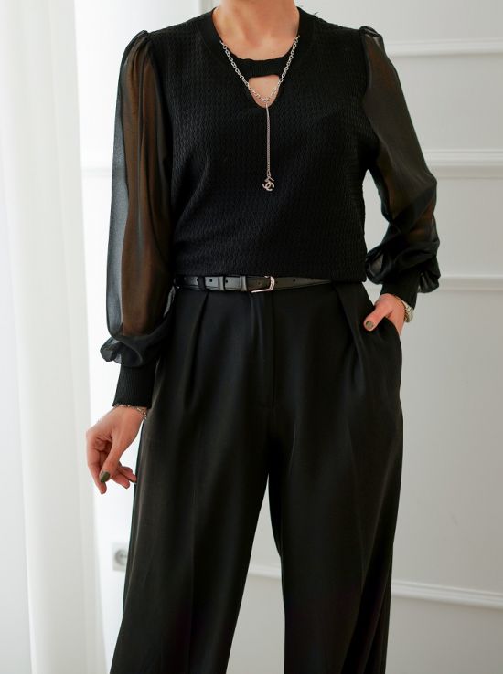 بافت آستین حریر نوژین