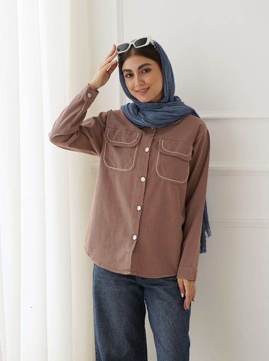 شومیز گلدوزی عسل