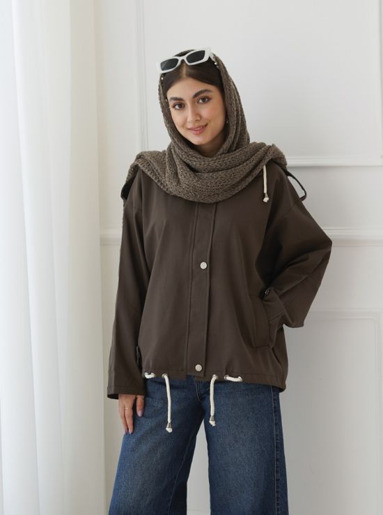 سویشرت کلاه دار ارغوان