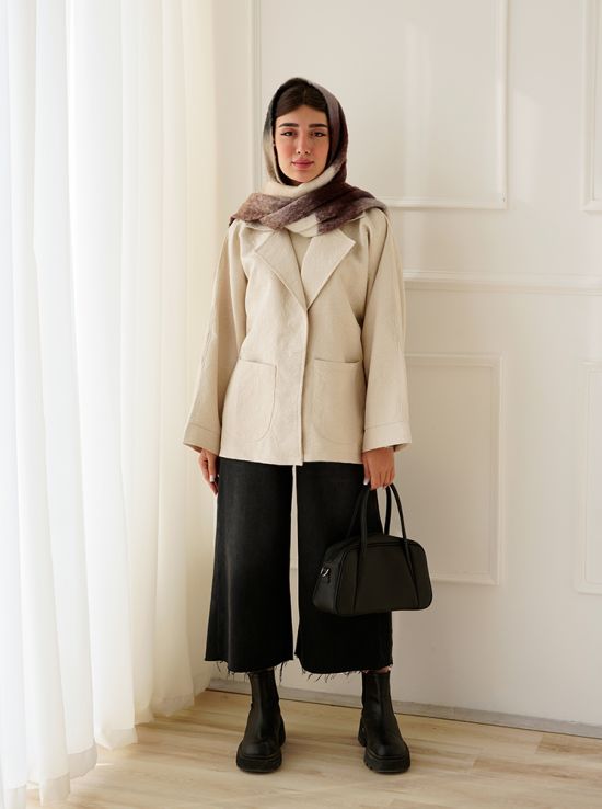 کت ژاکارد مزونی زرین
