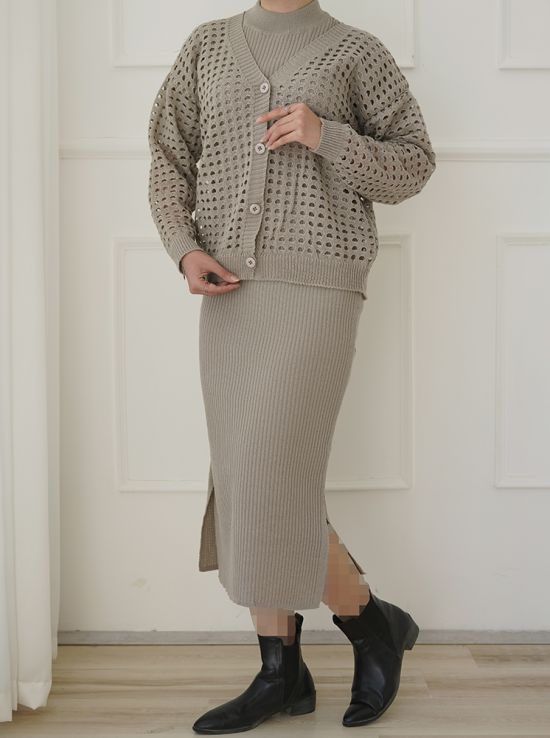 ست دو تیکه بافت نادیا