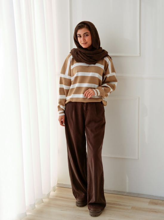 بلوز بافت راه راه آنیا