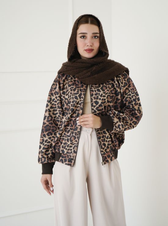 بامبر جکت پلنگی