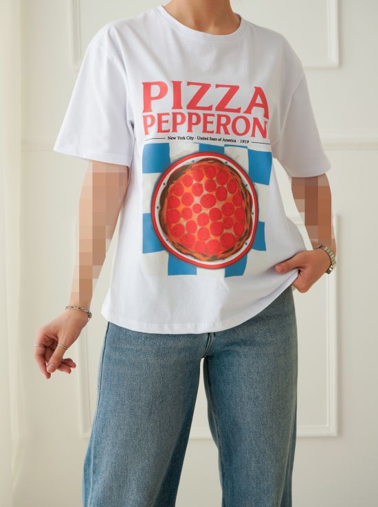 تیشرت زنانه pizza