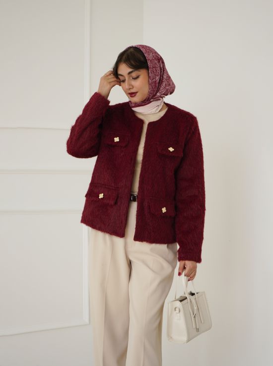 کت کوتاه خزدار سارا