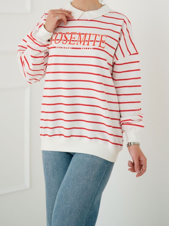 بلوز راه راه ماهلی 66204