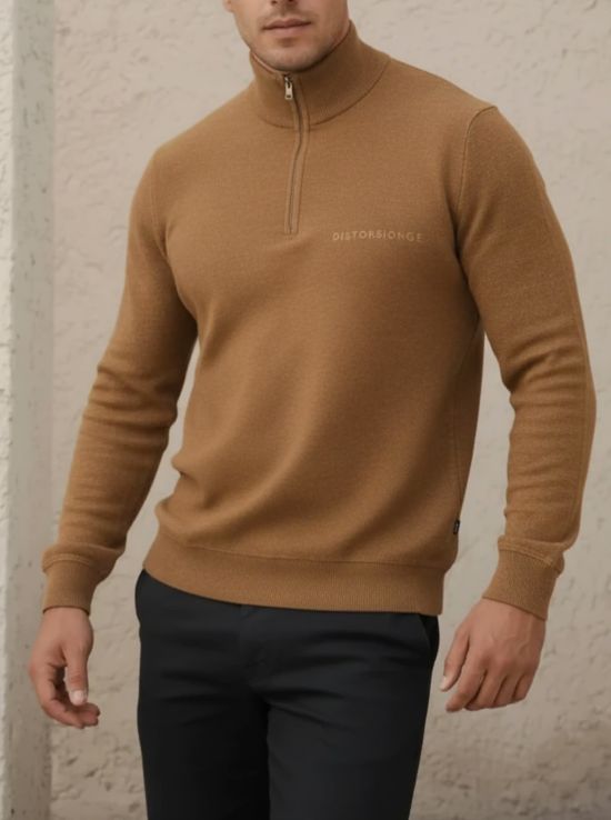 بلوز مردانه نیم زیپ نویار