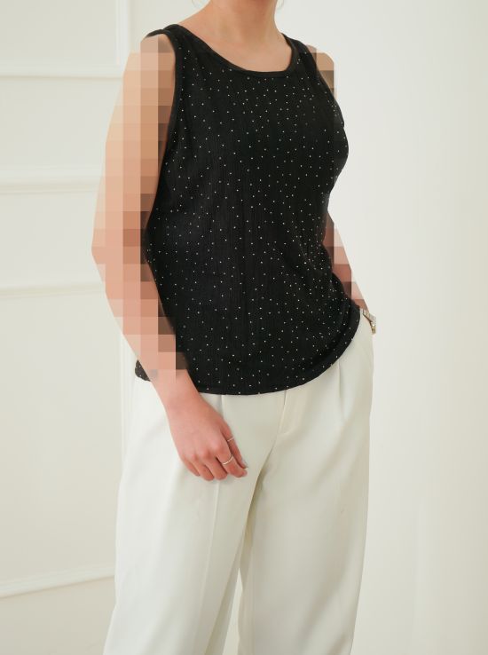 تاپ نگین دار وانیا