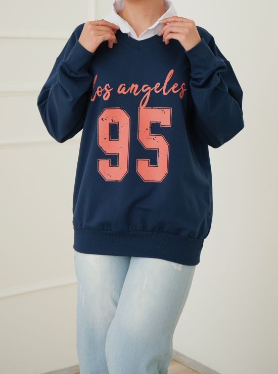 بلوز دو یقه باران