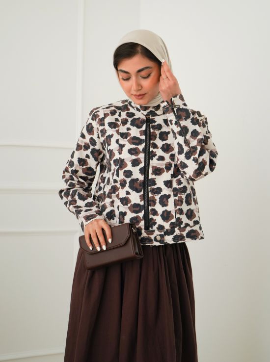 کت کوتاه زیپی لدورا