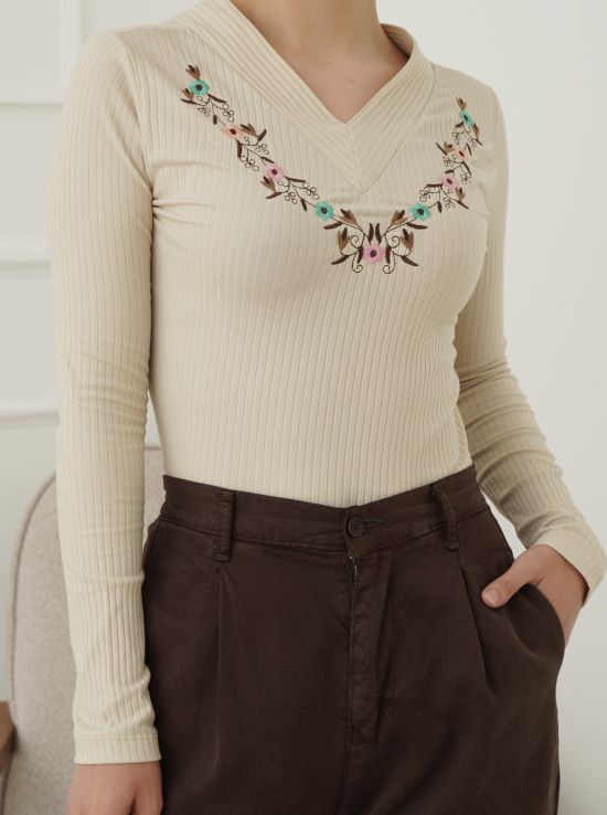 بلوز گلدوزی ملینا | هیبا