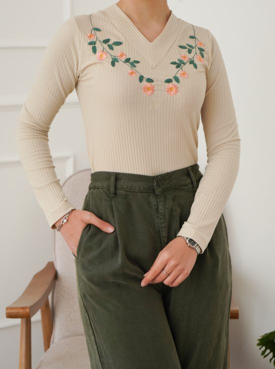 بلوز گلدوزی آوان | هیبا