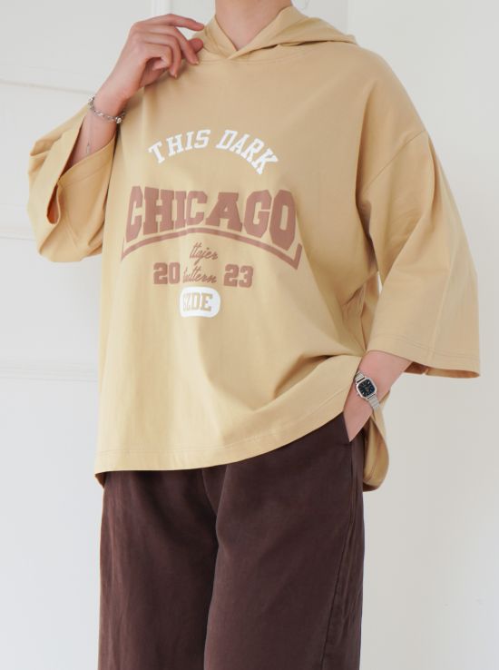 تیشرت کلاهدار chicago | هیبا