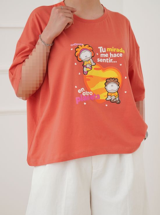 تیشرت باکسی ماهور | هیبا