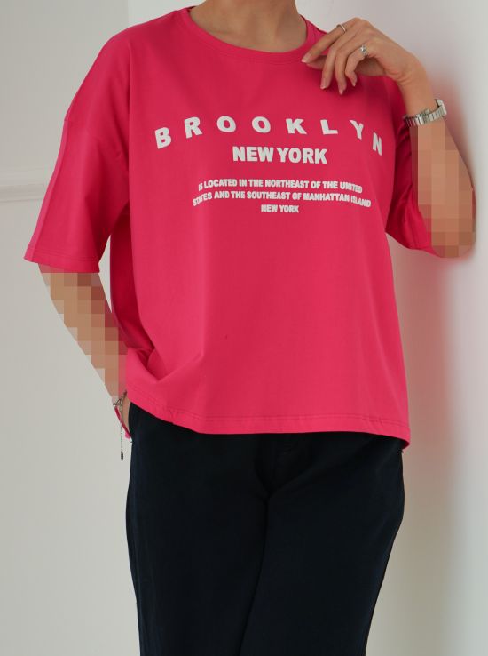 تیشرت باکسی نیویورک | هیبا