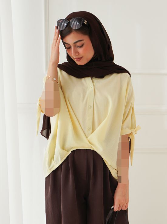 شومیز پایین پیله زارا | هیبا