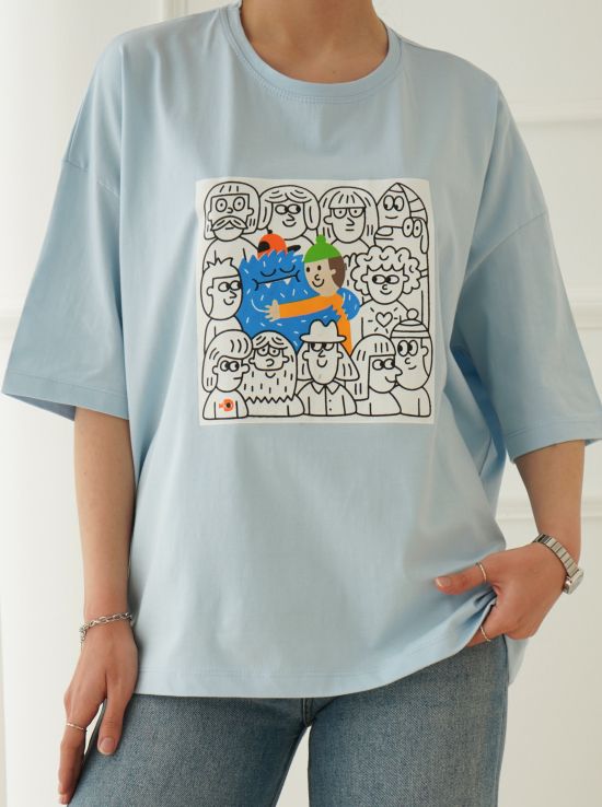 تیشرت باکسی ویدا | هیبا