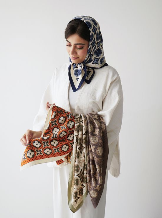 مینی اسکارف رزمهر | هیبا