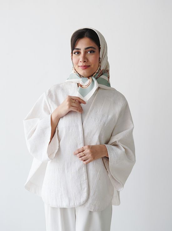 مینی اسکارف ابریشم | هیبا