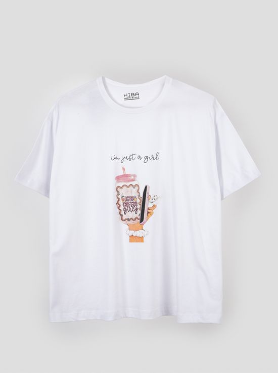 تیشرت باکسی ICE COFFEE | هیبا
