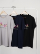 تیشرت قواره دارزرگل 2