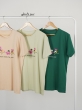 تیشرت قواره دارزرگل 3