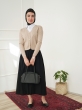 ژاکت بافت کراپ دکمه طلایی 8