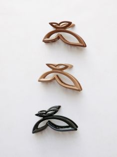 کلیپس مشکی A طرح پروانه ای