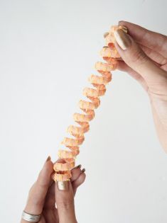 کش سیم تلفنی H.R پارچه ای
