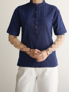 شومیز لینن ماه گل