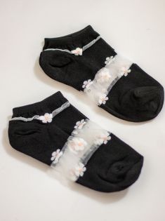 جوراب مچی شیشه ای 2 گل