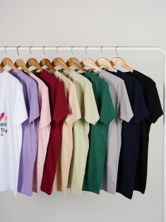 تیشرت قواره دار رنگین کمان