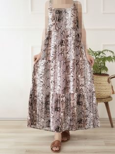 پیراهن ساحلی گلپونه
