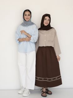 شومیز راه راه آنیا (استایل 21)